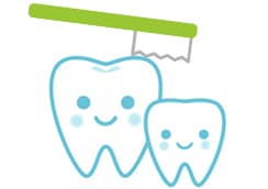 2.歯に段差ができやすく歯ブラシが届きにくい